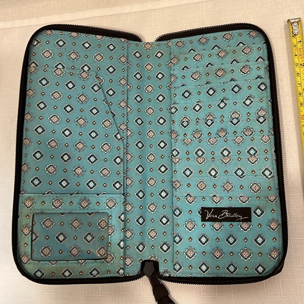 Vera Bradley Java Blue Travel Document Passport C… - image 4